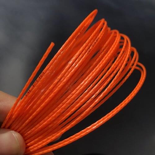 1pc ALPHA Bamboo Polyester tennis racket string durable training tennis rackets string 1.25mm gauge 12M/pc orange