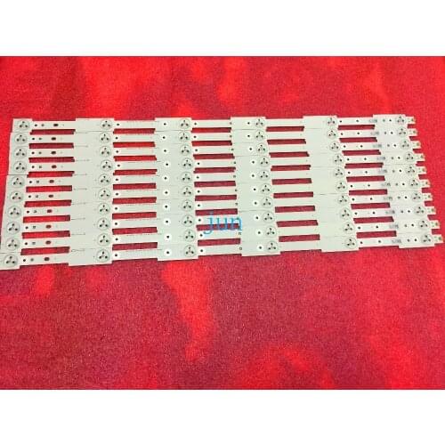 10pcs 32'' 562mm*20mm 6leds LED Backlight Lamps Strips 2013CH320 LVED 3228 w/ Optical Lens Fliter for TV Monitor Panel New