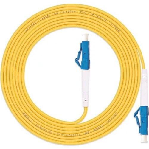 10PCS /lot Single Mode LSZH LC UPC to LC UPC Simplex 2.0mm 3.0mm SM Fiber Patch Cable Fiber Optic Patch Cord For CATV Network