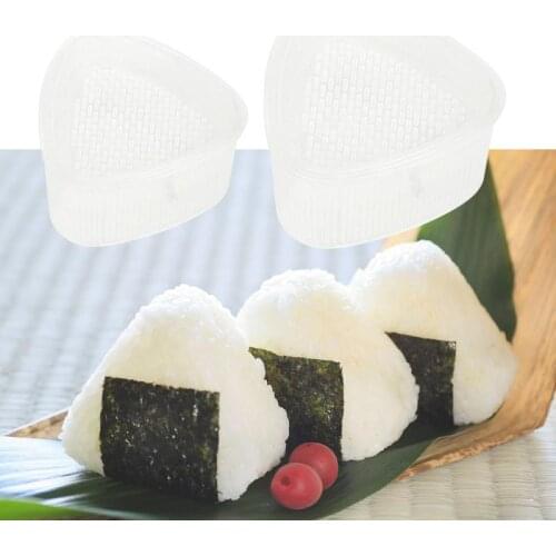 2PCS/Set DIY Sushi Mold Onigiri Rice Ball Food Press Triangular Sushi Maker Mold Sushi Kit Japanese Kitchen Bento Accessories