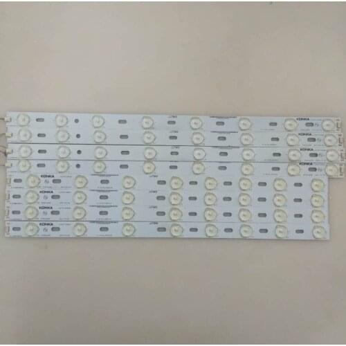 8Pieces/set 42inch LED Backlight lamp Strips LED42F3300DC 35016698 35016699 for 42'' TV Kon ka 8-LEDs