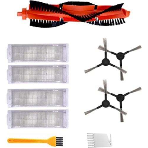 Promotion!11Pcs Parts Kit For Xiaomi Mijia STYJ02YM Sweeping Mopping Robot Vacuum Cleaner Side Roller HEPA Filter Main Brush