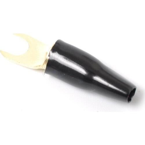 Dolity 10 Pairs 8 AWG Car Audio Power Ground Wire Fork Terminal Connector Brass