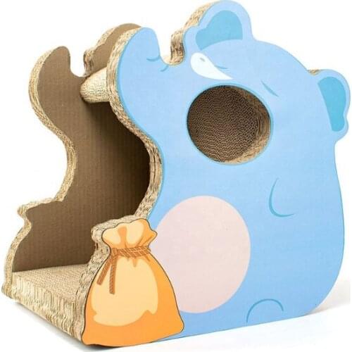 Elephant Board Corrugated Cat Nest Toy Cat Supplies Climb Claw Board Elephant Cat Scratch