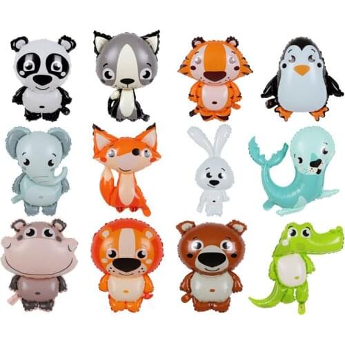 Hot-selling New Animal Balloons, Childrens Birthday Cartoon Toys, Party Decorations, Aluminum Film Balloons