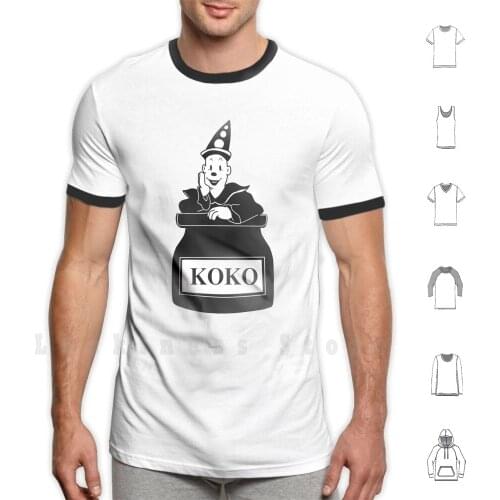 Koko The Clown T Shirt 6xl Cotton Cool Tee Koko The Clown Clown Cartoon 1920