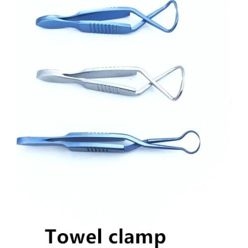 Microscopy Cloth Towel Forceps Ophthalmic Surgical Instruments Instruments Cloth Towel Clamp