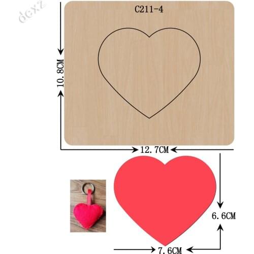 New Love, heart Wooden die Scrapbooking C-211-4 Cutting Dies Compatible with most die cutting machines