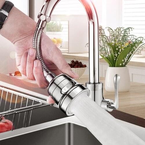 Super Water Saving 360° Rotate Kitchen Tap Splash Filter Nozzle 3 Modes Adjustment SDF-SHIP
