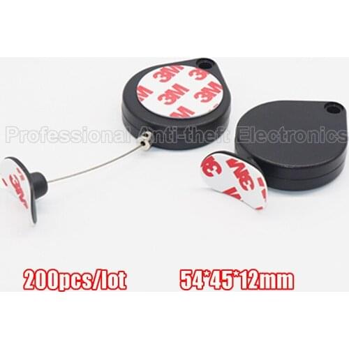 Anti theft stretched pull box recoiler with steel wire 200pcs