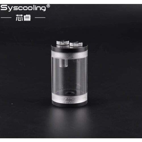 Syscooling New design ART10 65mm*50mm Cylindrical Transparent Acrylic Water Tank