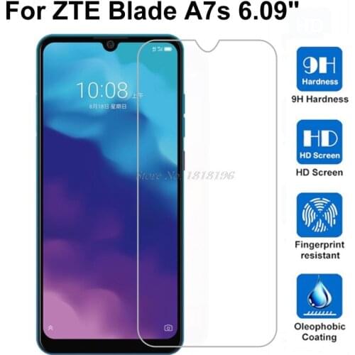 2Pcs Tempered Glass Screen Protector For ZTE BLADE A7S 9H 2.5D Phone Protective Glass For ZTE Blade A7s Glass Film Protection