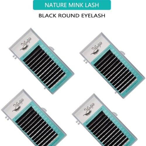 0.07 CC C D Length 8-15mm Mixed In One Tray Eyelash Extension Individual Faux Mink Eyelash soft False eyelas