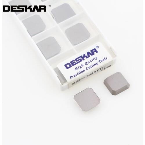 10PCS DESKAR SEEN1203AFTN LF90 Turning Tools Parts CNC Lathe Cutting Cutter Cermet Inserts Original Blades