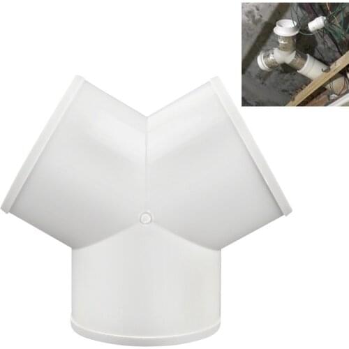 100 / 200mm Ventilation Duct Joint connector Y Piece or T Piece 3 Ways Splitter for Aluminum Foil Tube PVC exhaust pipe fitting