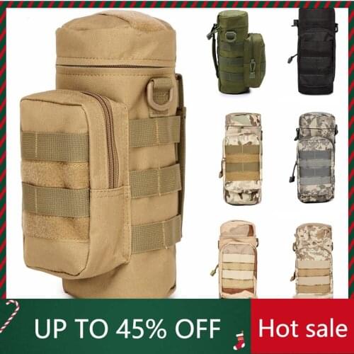 2021 Tactical Military Kettle Bag Nylon Portable Outdoor Sports Army Hunting Camping Fishing Hiking Accessory Tool Bag