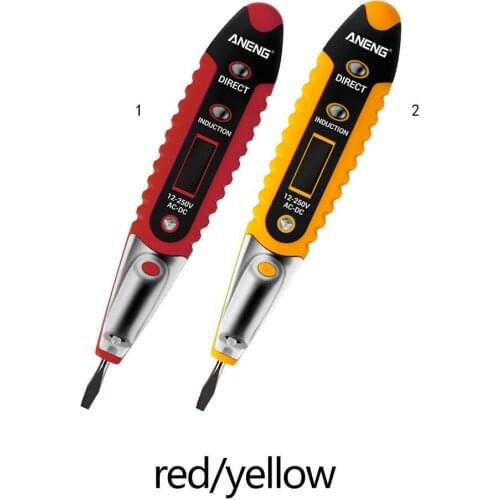 ANENG Digital Test Pencil AC DC 12-250V Tester Electrical LCD Display Voltage Detector Test Pen for Electrician Tools Detector