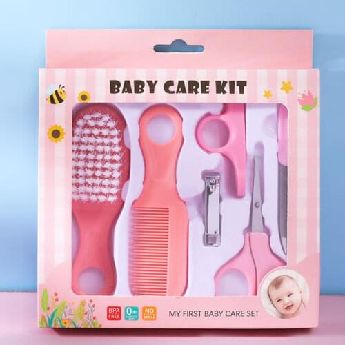 Baby Nail Trimmer Clipper Care Kit Infant Nail Clipper Scissors Comb Health Care Nursing Tool Kids Clipper for Baby Care Product