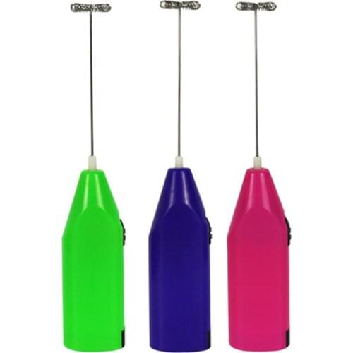 Electric Mini Handle Egg Beater Hot Drink Milk Coffee Frother Foamer Whisk Mixer