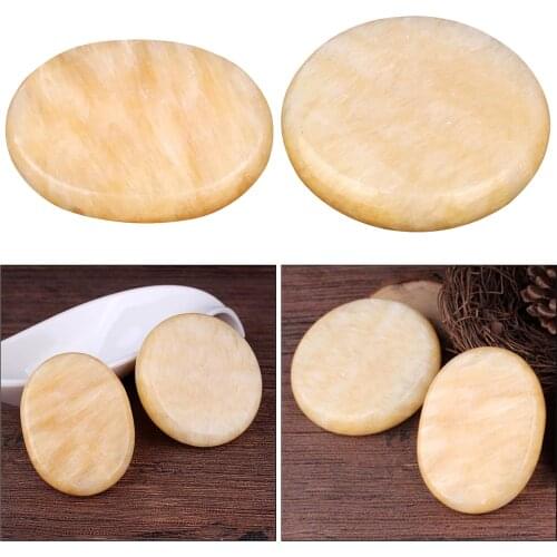 Hot Massage Stone Warmer Rock Spa Massage Therapy Relax Stress Relief 6x8cm Hot Stones Massage Rocks Round stone massager