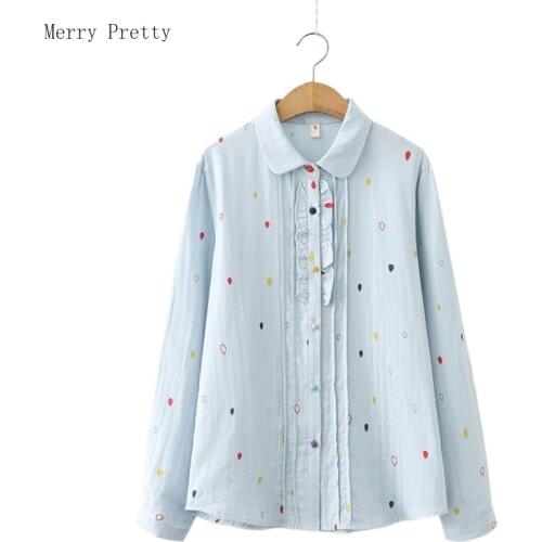 Цветные блузки Merry Pretty China At AliExpress
