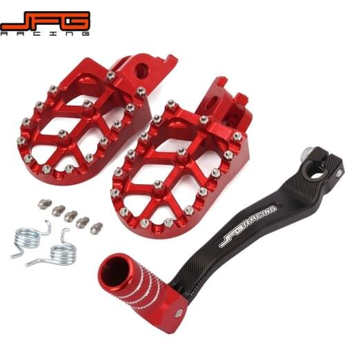 Motorcycle CNC Aluminum Gear Shift Foot Lever Foot Pegs Rest Footrests Pedals Footpegs For HONDA CRF250L CRF 250L 2013-2018
