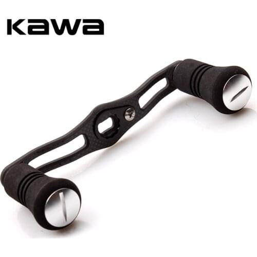 KAWA New Fishing Reel Handle EK Carbon Fiber for Shimano Daiwa Abu Eva Knob Hole size 7*4/8*5mm Length 100mm High Quality