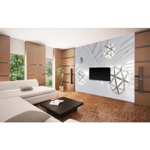 Custom Wallpaper Abstract stereo space stereo sphere 3D TV background wall decoration painting Background walls 3d wallpaper