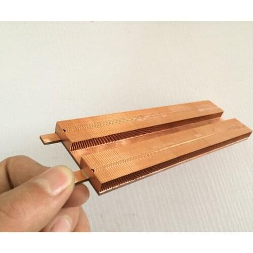 For PC RT-AC68U Router Cooling transformation radiator Custom Thermal conductivity copper tube fin radiator-fan heat dissipation