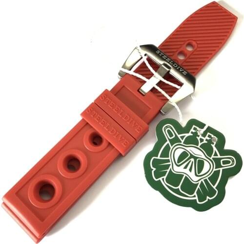 STEELDIVE Automatic Watch Strap Replacement Watch bands Automatic Watch 22mm Bracelets Blue Dive Watches Strap 20/22mm