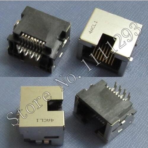 5pcs/lot Network Connector / Ethernet port / LAN Jack Connector for Laptop RJ45 Port 8-pin