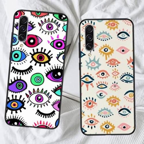 Eyes glowing beautiful Phone Case For Samsung Galaxy A51 A52 A71 A50 A12 A72 A21s A70 Note 20 10 S21 S20 fe S10 ultra plus cover