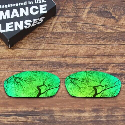 ToughAsNails Polarized Replacement Lenses for Oakley Blender Sunglasses Green Mirrored Color (Lens Only)