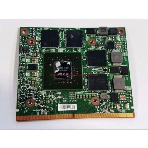 For dell Precision M7510 M4800 M1000M 367C1 0367C1 N16P-Q1-A2 2G GDDR5 VGA video graphics card