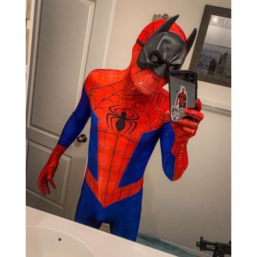 ADULT/KIDS Fullboday Costume Cosplay zenzai suit with mask Halloween Costume Cosplay Superhero Jumpsuit for Kid/Adult