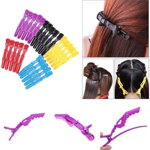 5Pcs Alligator Hair Clips Section Clamps Hairpins Crocodile Hair Salon Professional Men/Women Beauty Hairdressing Styling Tools