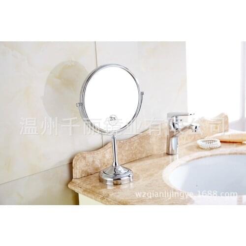 Qianlis makeup mirror factory factory direct supply wholesale desktop mirror copper cosmetic mirror beauty mirror