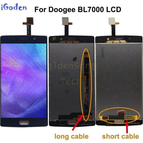 100% Tested Screen For 5.5 inch Doogee BL7000 LCD Display+Touch Screen Digitizer Assembly Replacement bl 7000 +tools
