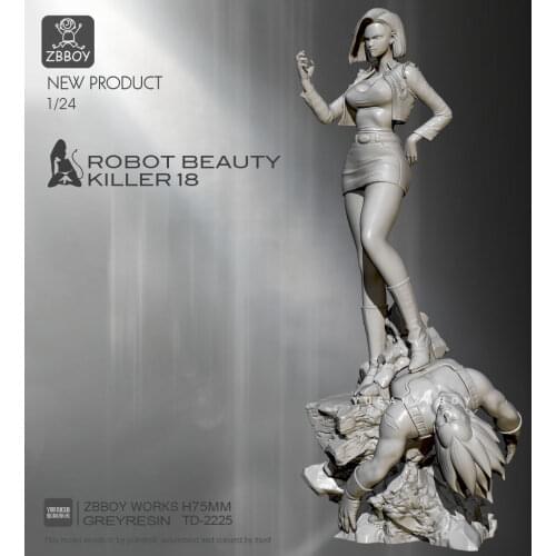 1/24 Resin Figure Kits Vegeta &Goku Model Self-assembled TD-2225