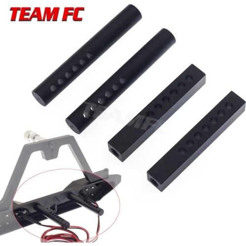 1Pair Metal Bumper Mount Holder Post with Screws for 1/10 RC Crawler Car Axial SCX10 90046 Traxxas TRX4 TRX6