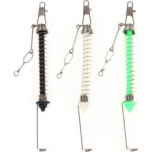 1 Pc Automatic Fishing Hook Trigger Stainless Steel Spring Fishhook Fish Lure Accessories Tackle Goods