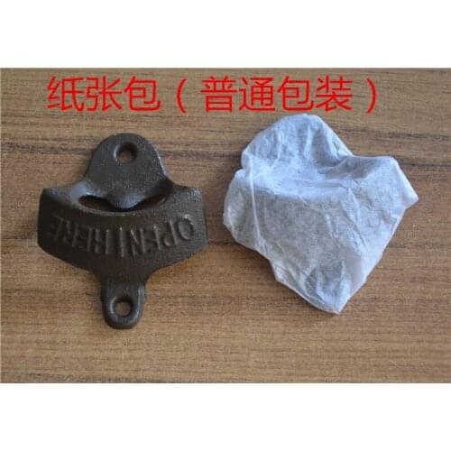 100pcs Vintage Antique Iron Wall Mounted Bar Beer Glass Bottle Cap Opener Kitchen Tools Bottle Opener Beer Opener Without Srew