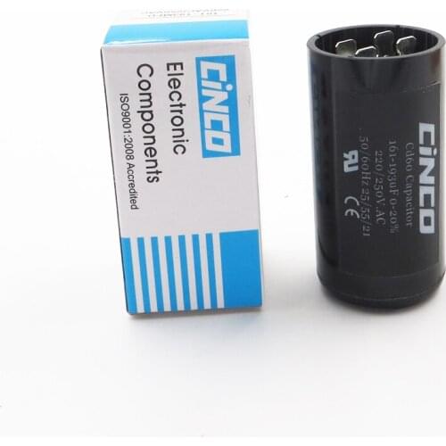 161-193MFD 220V 250V 275V CD60 Air Compressor Washing Machine Start Capacitor 161-193 mf uf Compressor 220VAC 250VAC