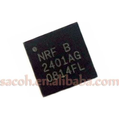 5PCS/lot New OriginaI NRF2401AG NRF2401A NRF2401 or NRF2402G NRF2402 QFN-20 Single chip 2.4 GHz Transceiver