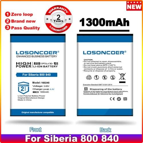LOSONCOER 160240 1300mAh Battery For Steelseries 61298RX, H Wireless Gaming-Headset, Siberia 800, Siberia 840