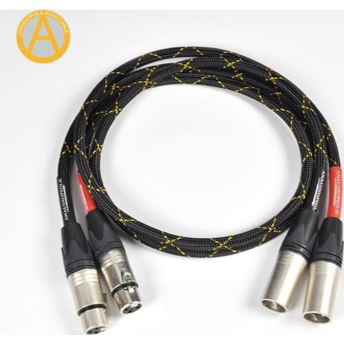 ANAUDIOPHILE HiFi XLR Balanced Audio Cable 3 Pins XLR Male To Female Balance Audio Cable