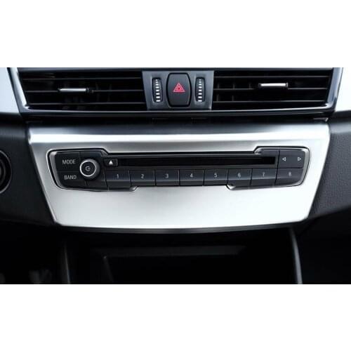 Car Interior Console Volume Adjust Switch Buttons Frame Trim For BMW 2 Series 218i 220i Gran Active Tourer 2015-2017