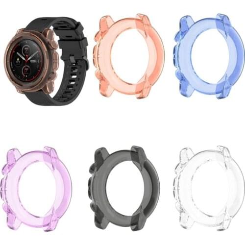Smart Watch Case For Huami Amazfit Stratos 3 Protect Cover TPU Soft Shell For Xiaomi Amazfit Stratos 3 Silicone Protector Frame
