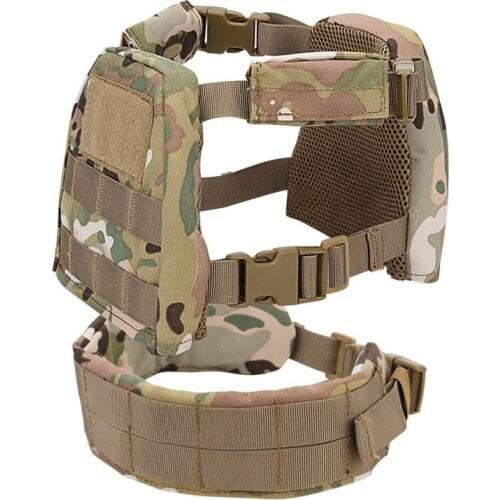 Kids Mini Airsoft Tactical Hunting Vest with Patrol Belt Molle Combat Vest XS/S Outdoor Hunting Vests for Kids 2-6 years1