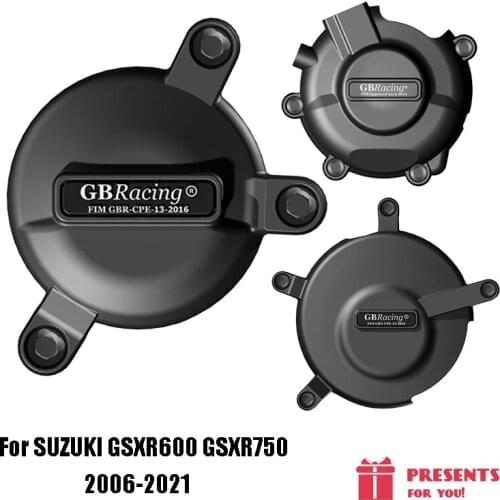 For SUZUKI GSXR600 GSXR750 K6-K9 2006 18 19 20 2021 Motorcycles Engine cover Protection case for case GB Racing